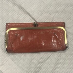 Elegant Tan Leather Clutch